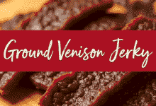 Ground venison jerky