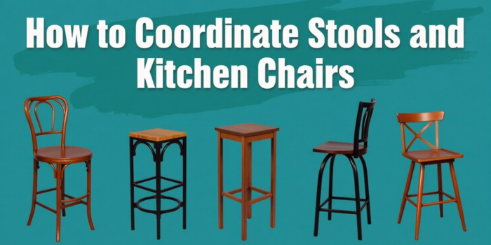 How to Coordinate Bar Stools and Kitchen Chairs