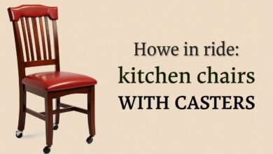 kitchen chairs with casters