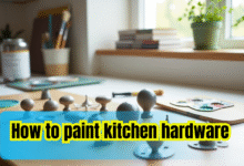 How to paint kitchen hardware